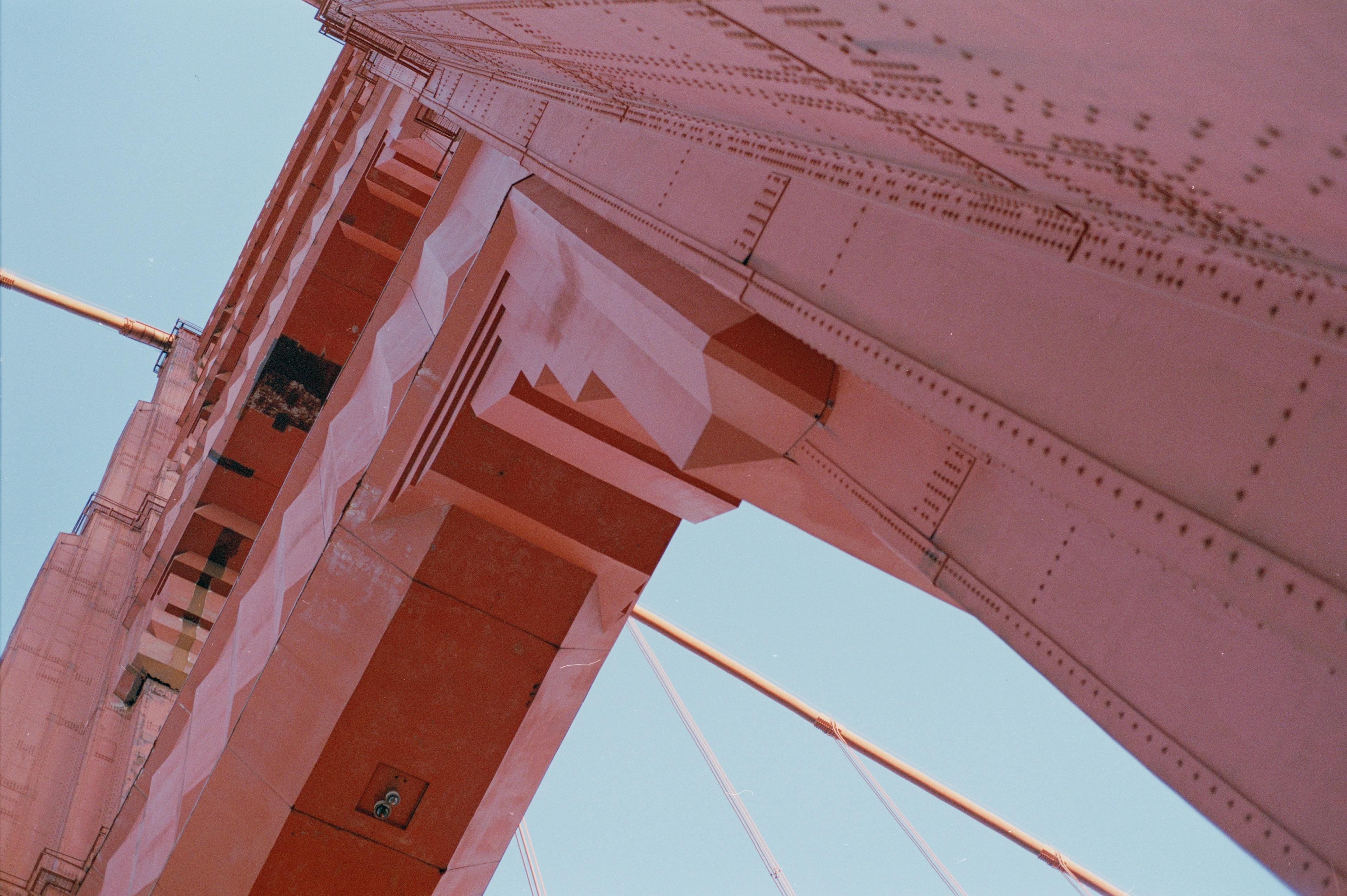 Analogue photograph of a bridge