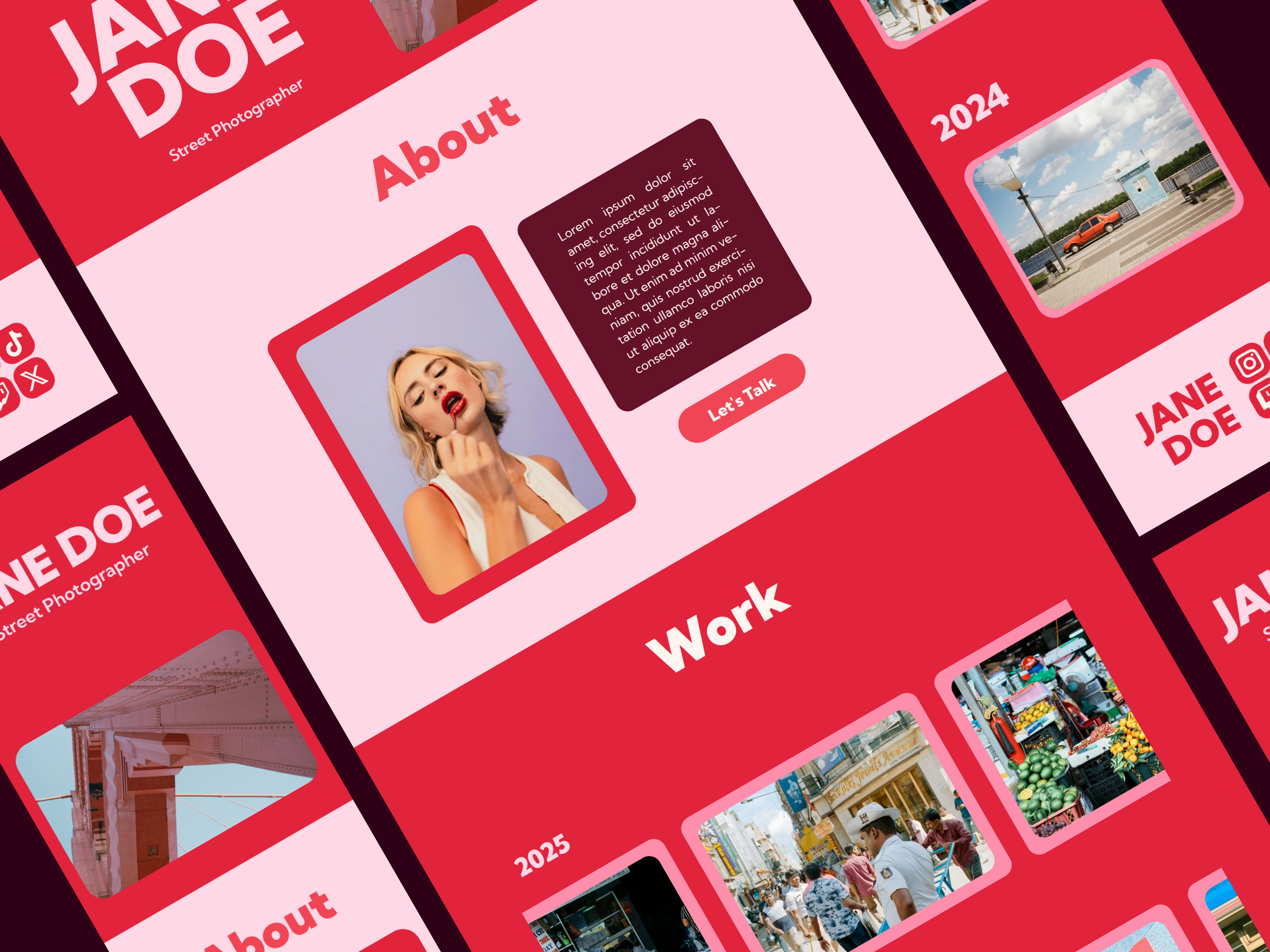 Mockup images of project: Photography Portfolio